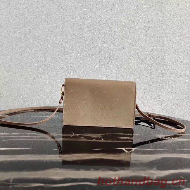 Prada Saffiano leather mini-bag 1BP020 apricot