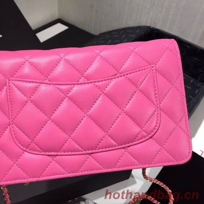 Chanel Original Small classic Sheepskin flap bag AS33814 rose