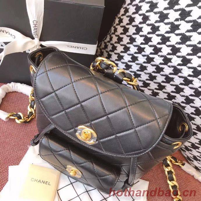 Chanel Original Sheepskin Backpack 56987 black