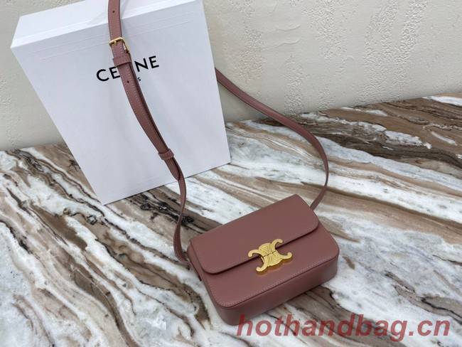 Celine MINI CLASSIC BAG IN BOX CALFSKIN CL01503 pink