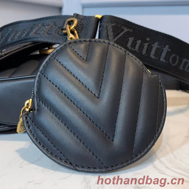 LOUIS VUITTON NEW WAVE Shoulder Bag M56466 black