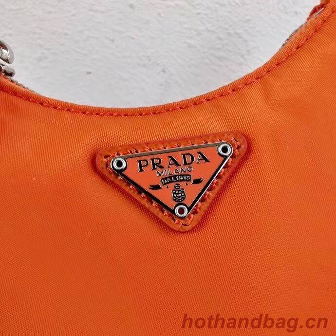 Prada Re-Edition nylon mini shoulder bag 1TT122 orange