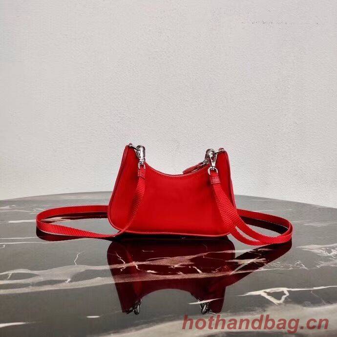 Prada Re-Edition nylon mini shoulder bag 1TT122 red