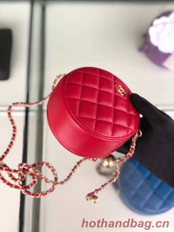 Chanel Original mini Sheepskin bag AS1449 red