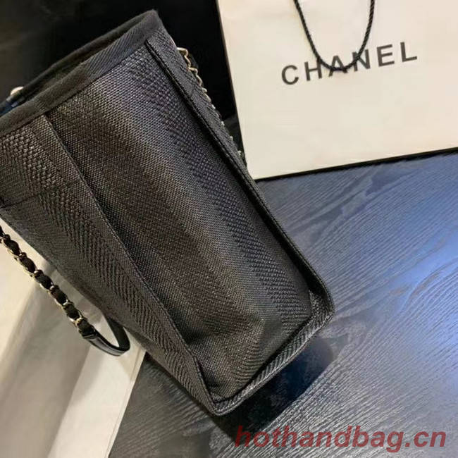 Chanel Large Shoulder Bag A67001 black