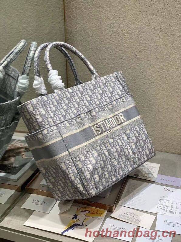 DIOR Beach Bag CANVAS C0175 GREY