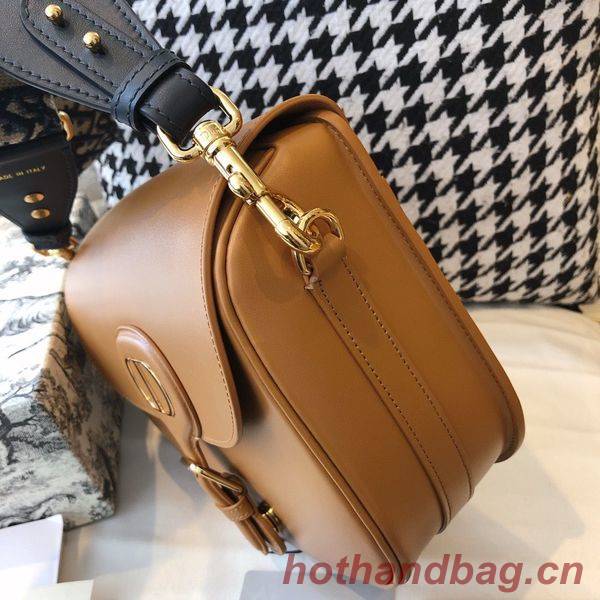 MEDIUM DIOR BOBBY BAG Box Calfskin M9319 Caramel