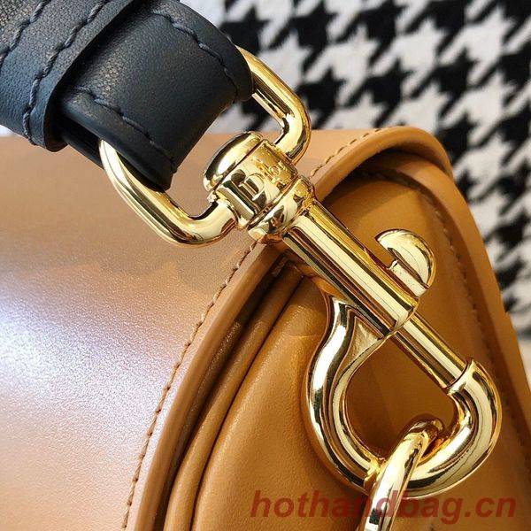 MEDIUM DIOR BOBBY BAG Box Calfskin M9319 Caramel