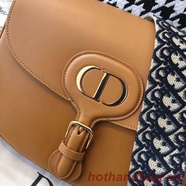 MEDIUM DIOR BOBBY BAG Box Calfskin M9319 Caramel