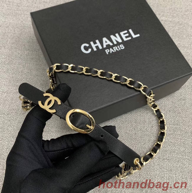 Chanel Original Calf Leather 2.0CM 3600 black