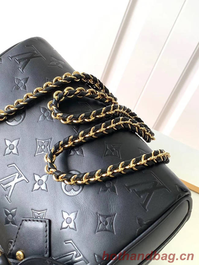 Louis vuitton original leather SPEEDY 20 Monogram Empreinte mini m42397 black