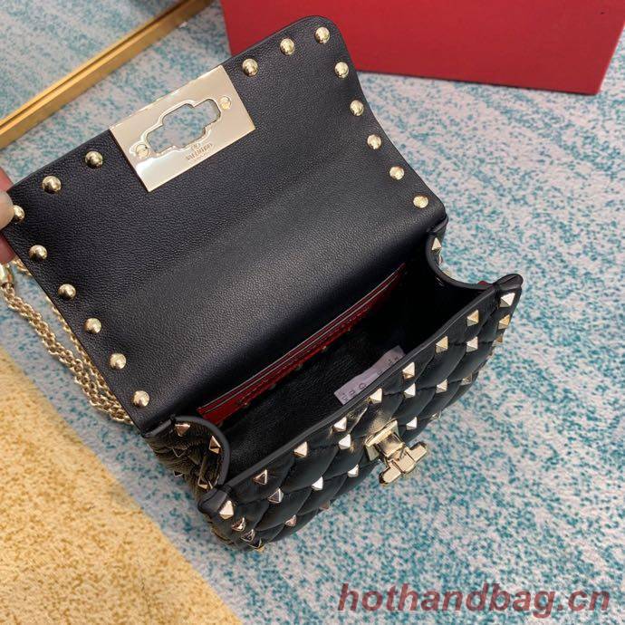 Valentino Garavani Rockstud Spike bag 0126 black