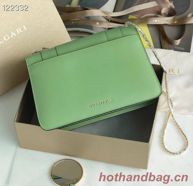 Bvlgari Serpenti Forever leather small crossbody bag 29286 green