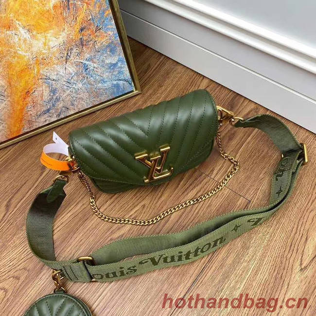 Louis Vuitton Original NEW WAVE MULTI-POCHETTE M56461 green