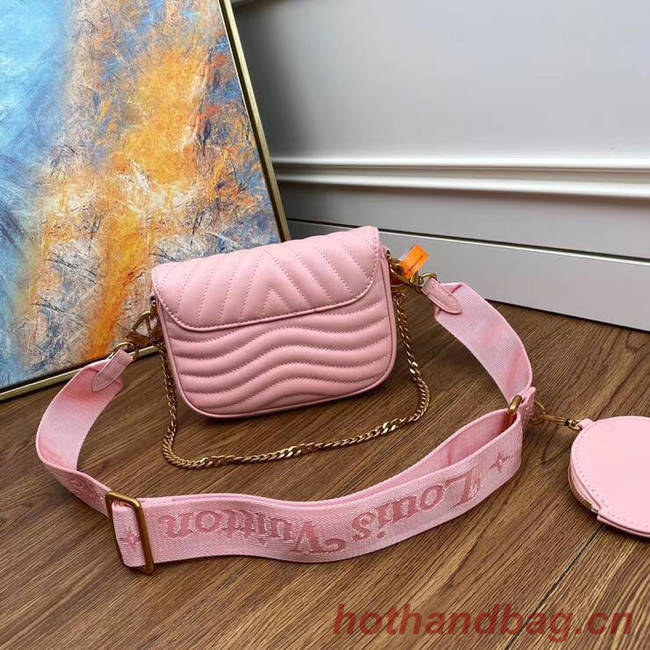 Louis Vuitton Original NEW WAVE MULTI-POCHETTE M56461 Rose Ballerine