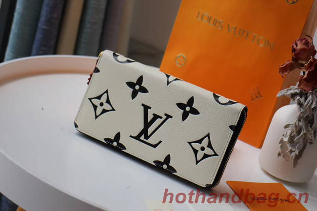 Louis Vuitton Original ZIPPY wallet M69698 white