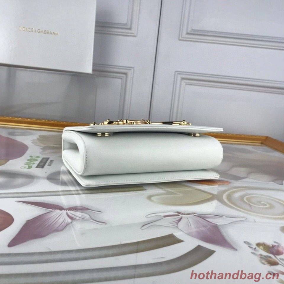 Dolce & Gabbana Original Leather Shoulder Bag BB6315 White