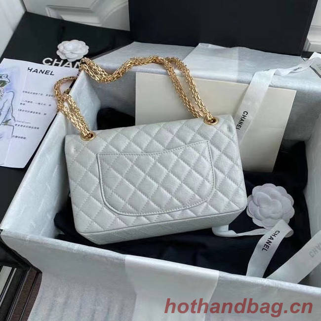 Chanel 2.55 Calfskin Flap Bag A37586 light grey