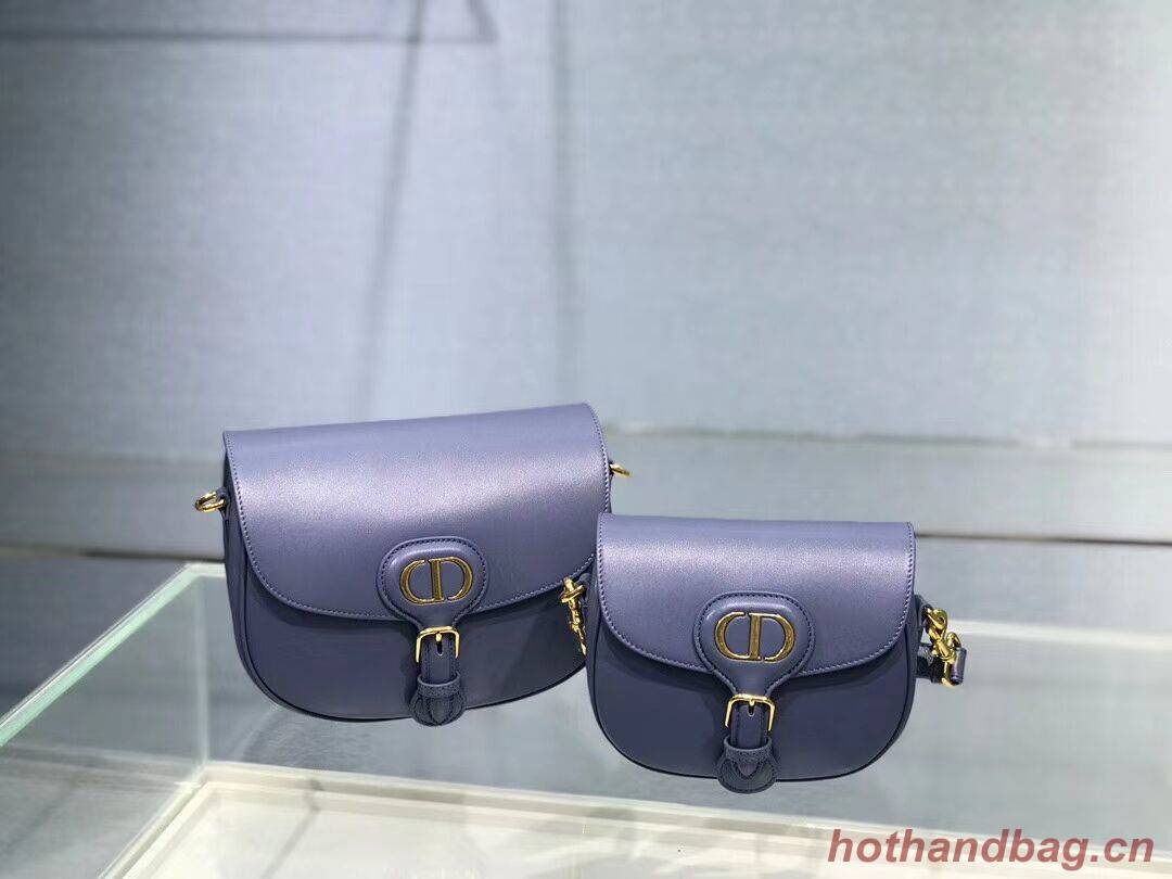 MEDIUM DIOR BOBBY BAG Box Calfskin M9319 Royal Blue