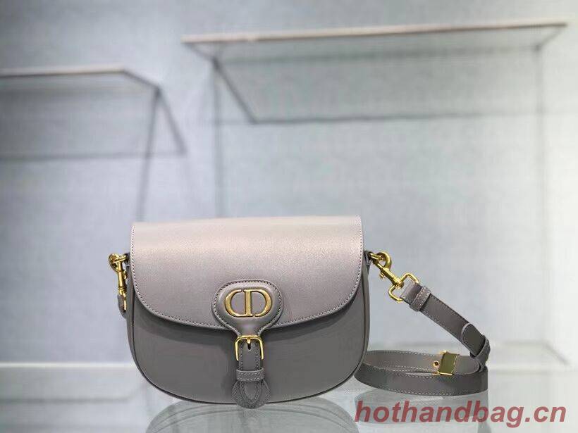 MEDIUM DIOR BOBBY BAG Box Calfskin M9319 grey