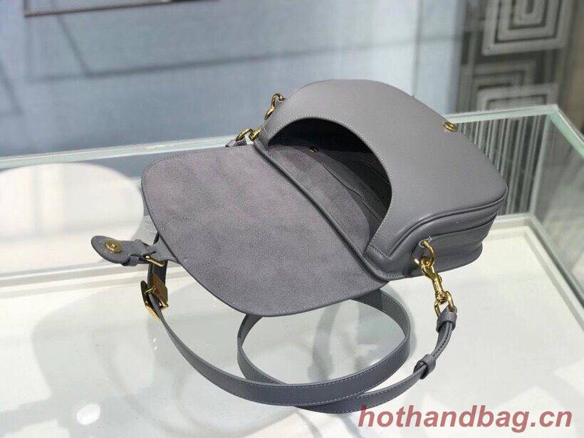 MEDIUM DIOR BOBBY BAG Box Calfskin M9319 grey