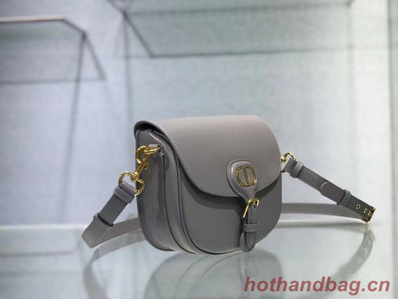 MEDIUM DIOR BOBBY BAG Box Calfskin M9319 grey