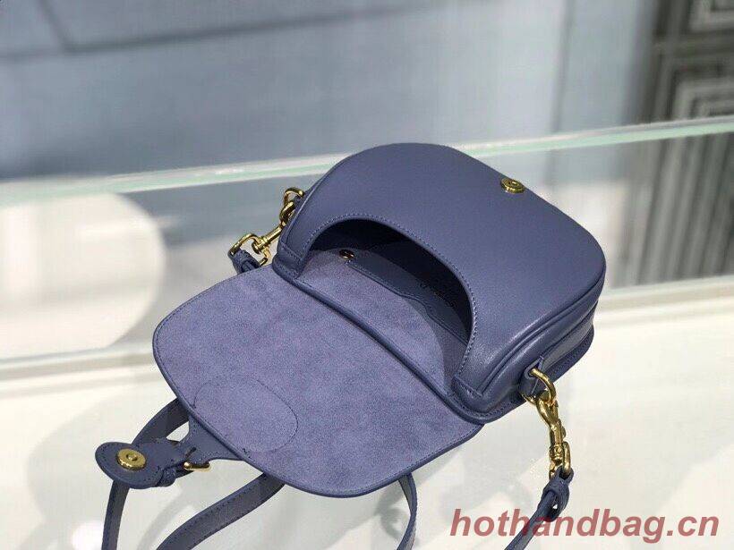 SMALL DIOR BOBBY BAG Gray Box Calfskin Gray Box Calfskin M9317 blue