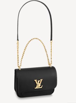 Louis Vuitton Original Lockme chain small handbag M57067 black