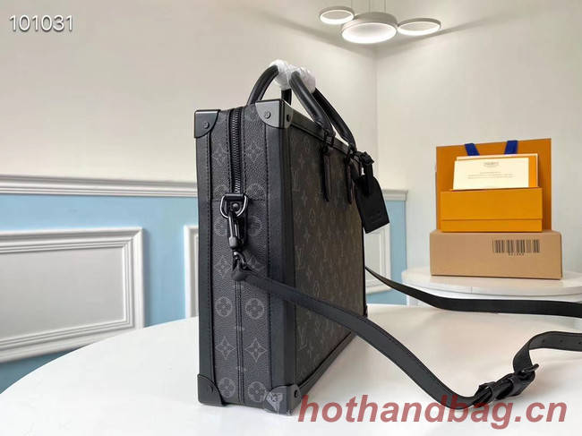 Louis Vuitton SOFT TRUNK briefcase M44952 black