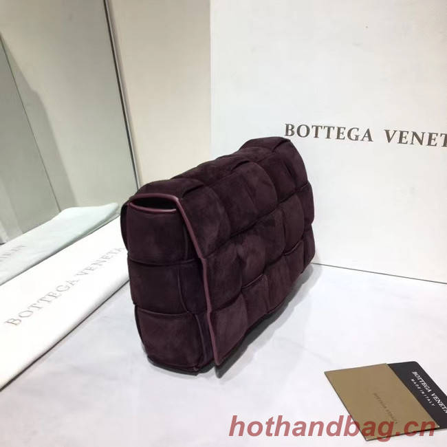 Bottega Veneta PADDED CASSETTE BAG suede 591970 Fondant