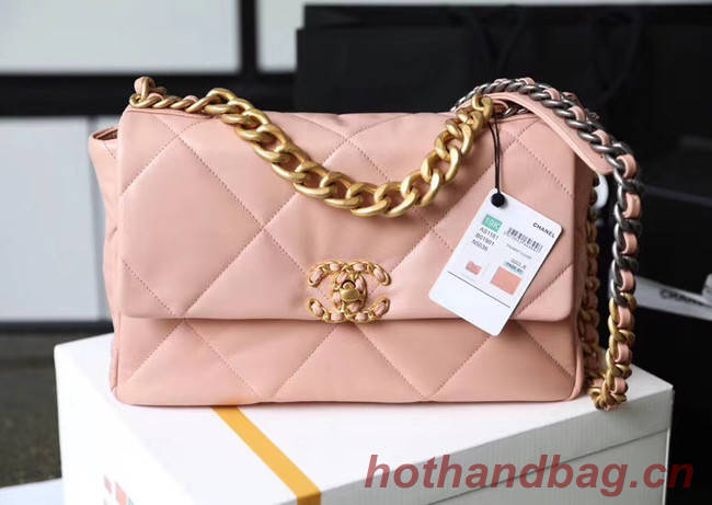 Chanel 19 flap bag AS1161 pink