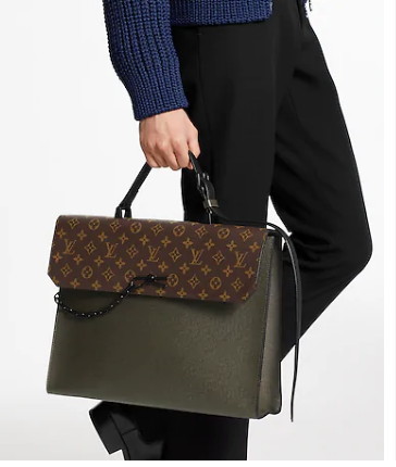 Louis vuitton ROBUSTO BRIEFCASE M30591 Khaki Green