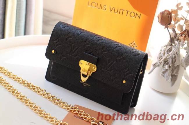 Louis vuitton VAVIN CHAIN WALLET M67841 black