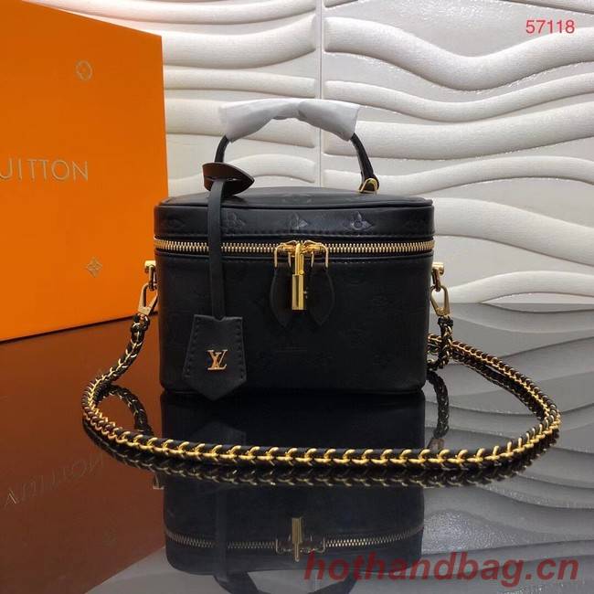 Louis Vuitton VANITY PM M57118 BLACK