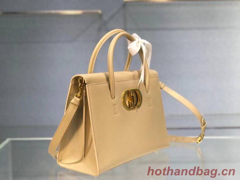 DIOR LARGE ST HONORE TOTE Grained Calfskin M9306UBAE apricot