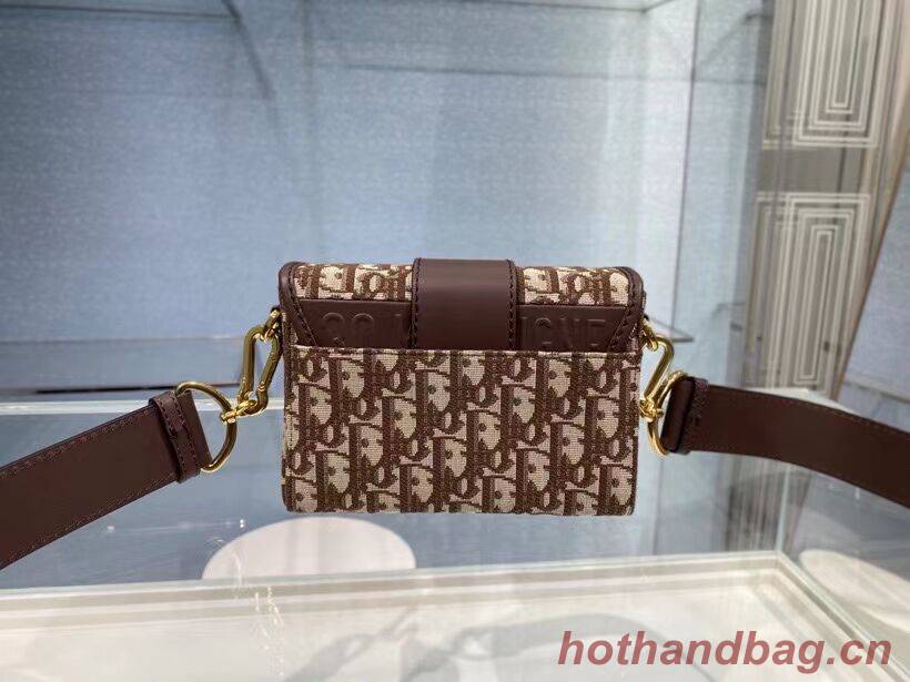 30 MONTAIGNE BOX BAG Brown Dior Oblique Jacquard M9204