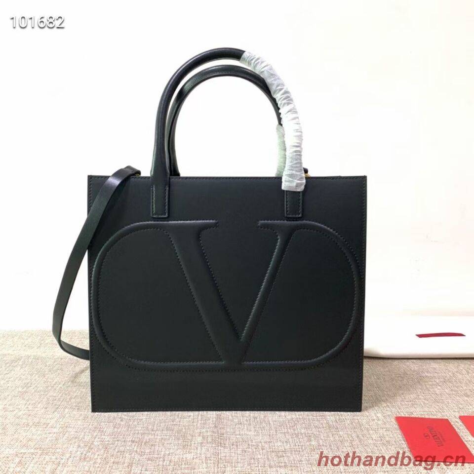 VALENTINO Origianl leather tote V2021 black