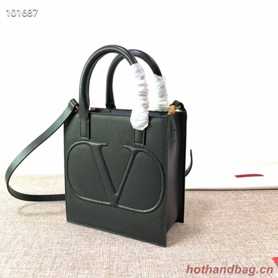 VALENTINO Origianl leather tote V2022 black