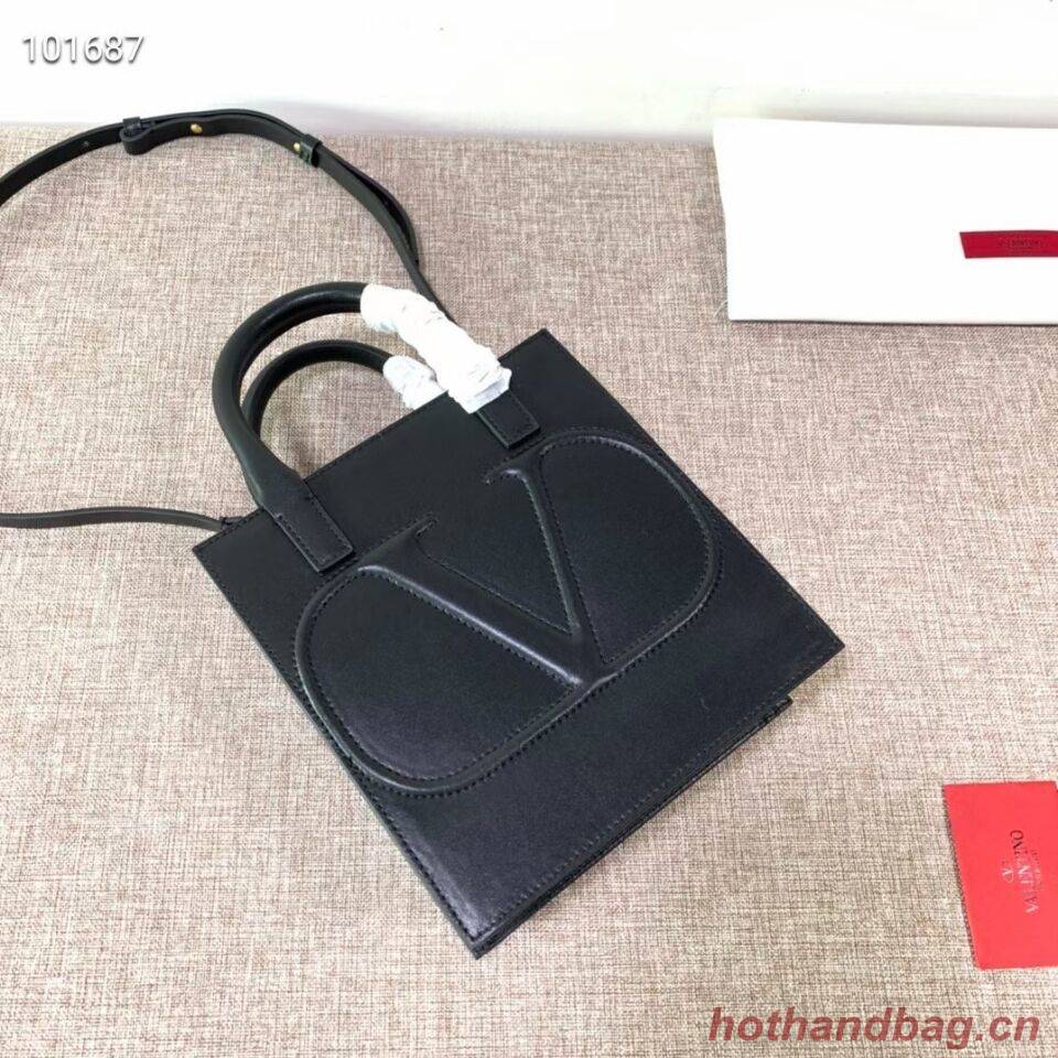 VALENTINO Origianl leather tote V2022 black