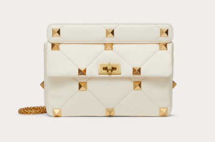 Valentino medium Garavani Roman Stud V2060 white