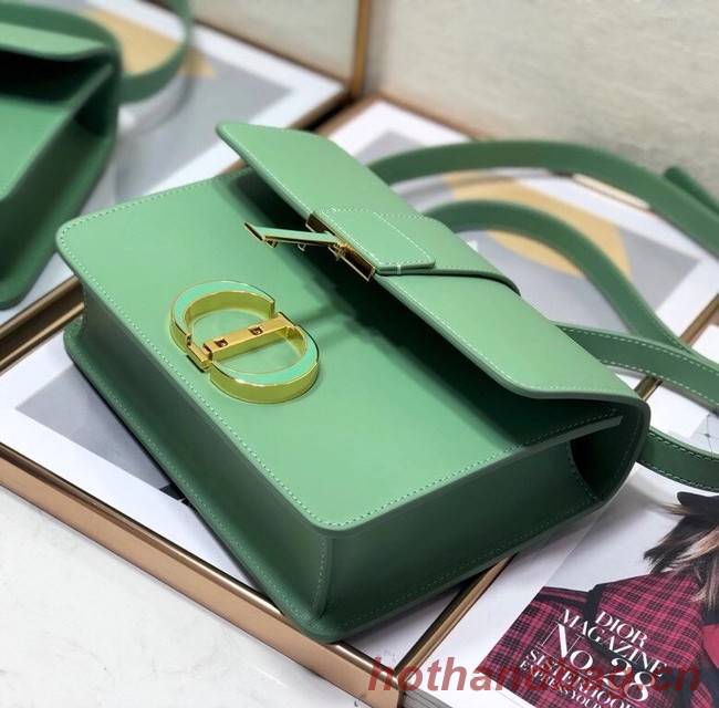 DIOR 30 MONTAIGNE BAG green Box Calfskin M9203UM