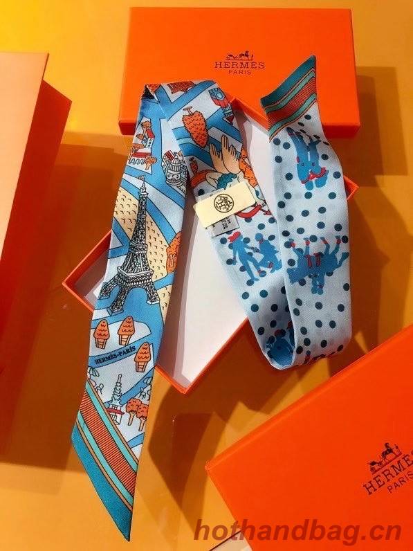 Hermes Twilly Small silk scarf H06357