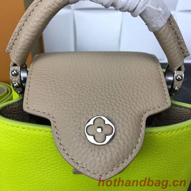 Louis Vuitton CAPUCINES PM M57519 yellow&grey