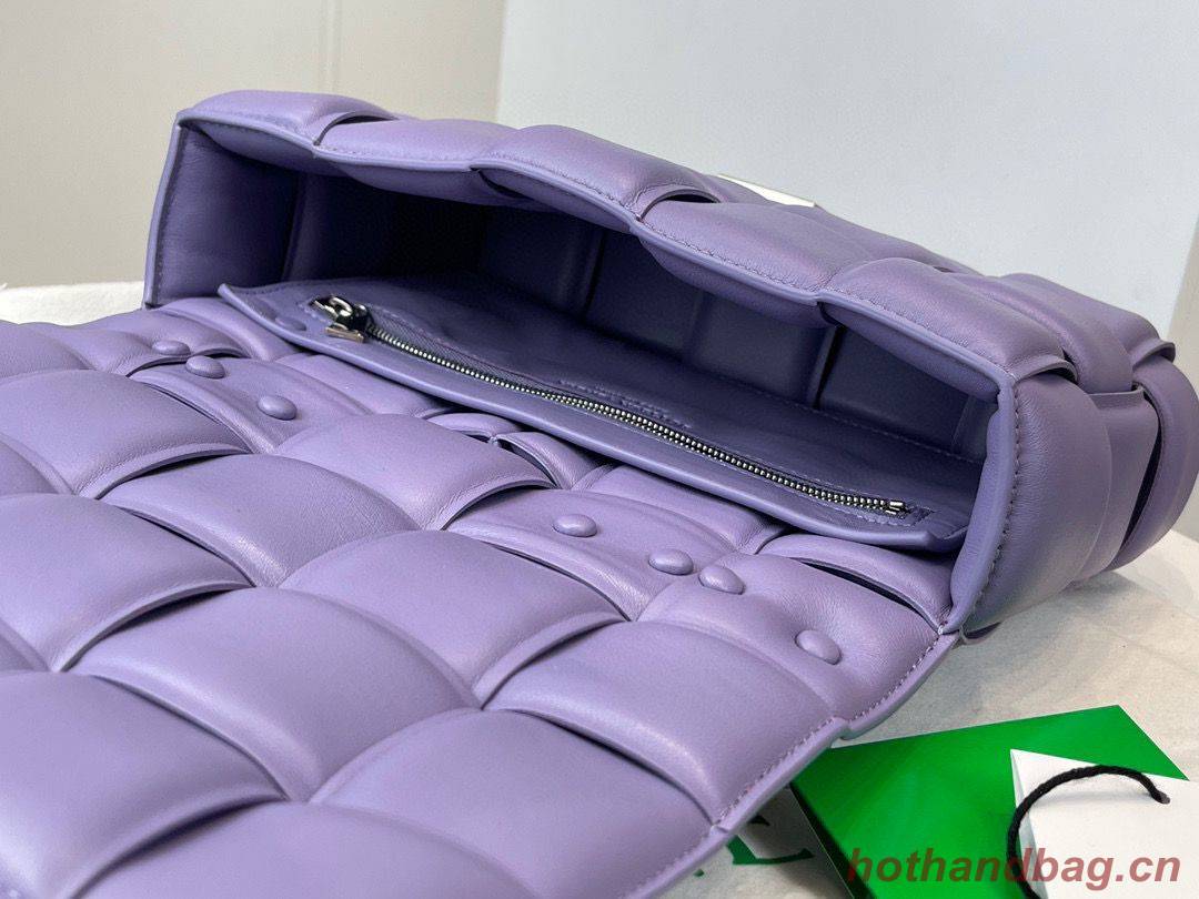 Bottega Veneta THE CHAIN CASSETTE Expedited Delivery 631421 purple & Hardware Silver finish