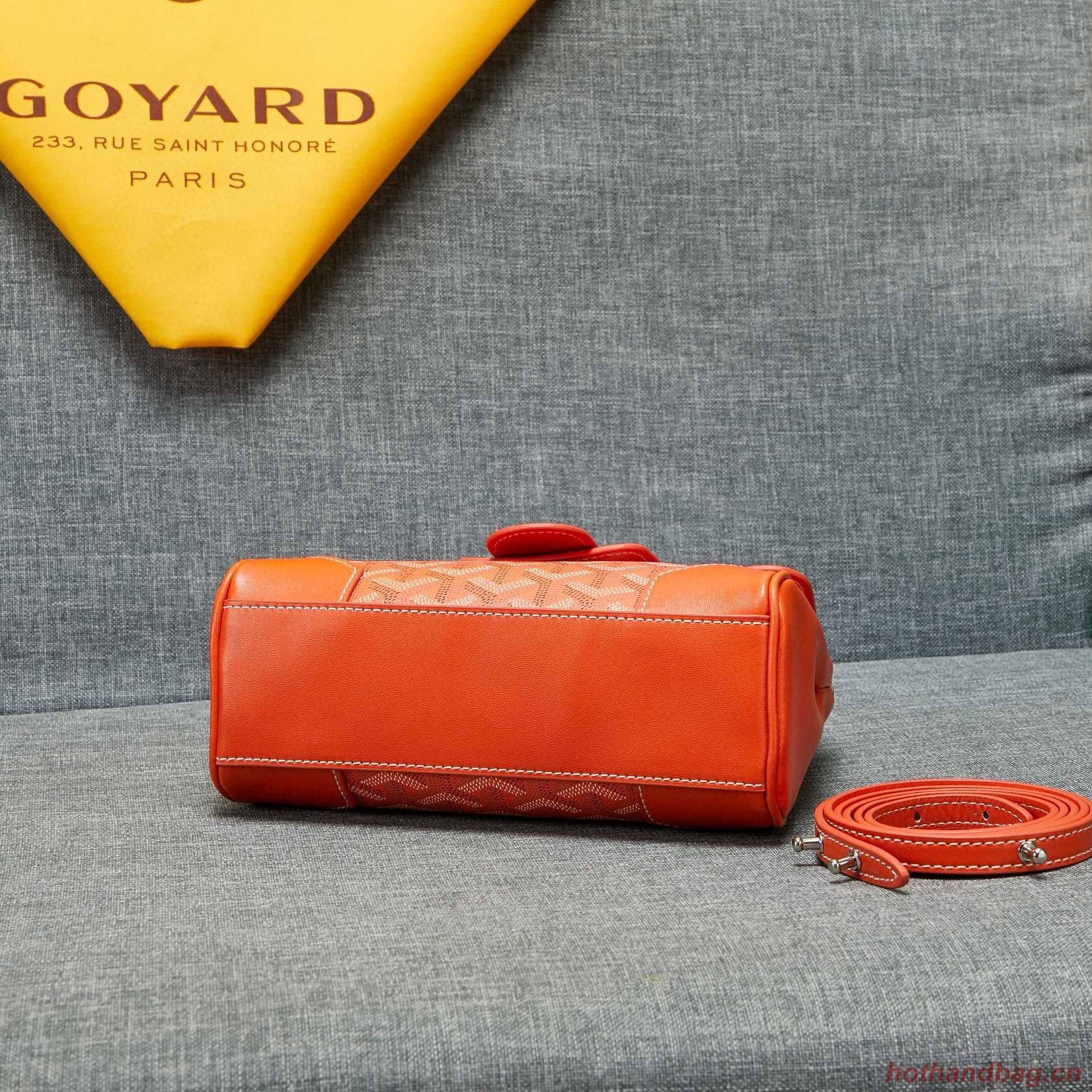 Goyard Y Doodling Calfskin Leather Tote Bag 99588 Orange