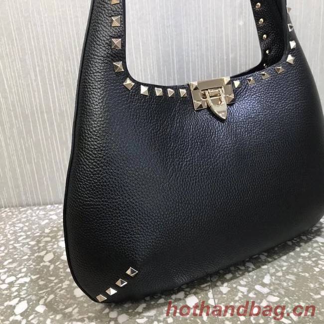 VALENTINO Origianl leather shoulder bag 20077 black