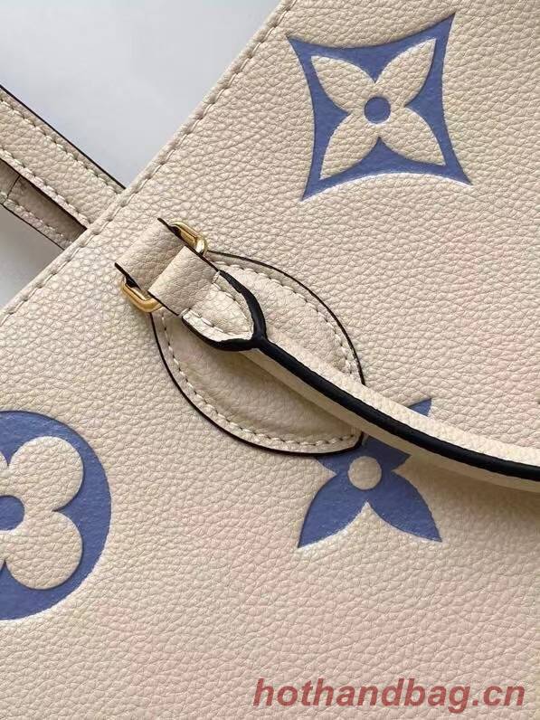 Louis Vuitton ONTHEGO MM M45494 Cream & blue