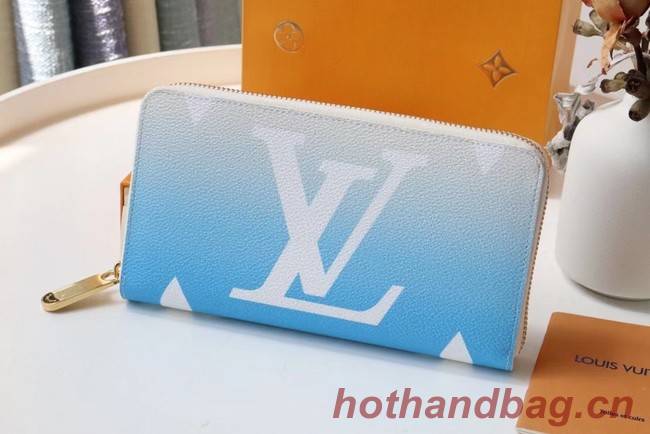 Louis Vuitton ZIPPY WALLET M80361 blue