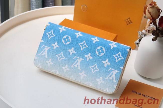 Louis Vuitton ZIPPY WALLET M80361 blue