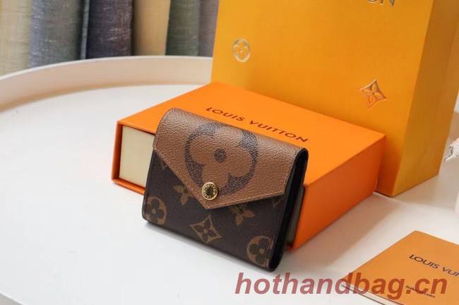 Louis Vuitton ZOE WALLET M80725 brown